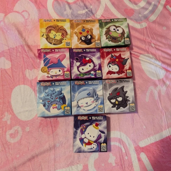 Hello Kitty Accessories - Yu-Gi-Oh! x Hello Kitty & Friends x McDonald's full set of 10 toys